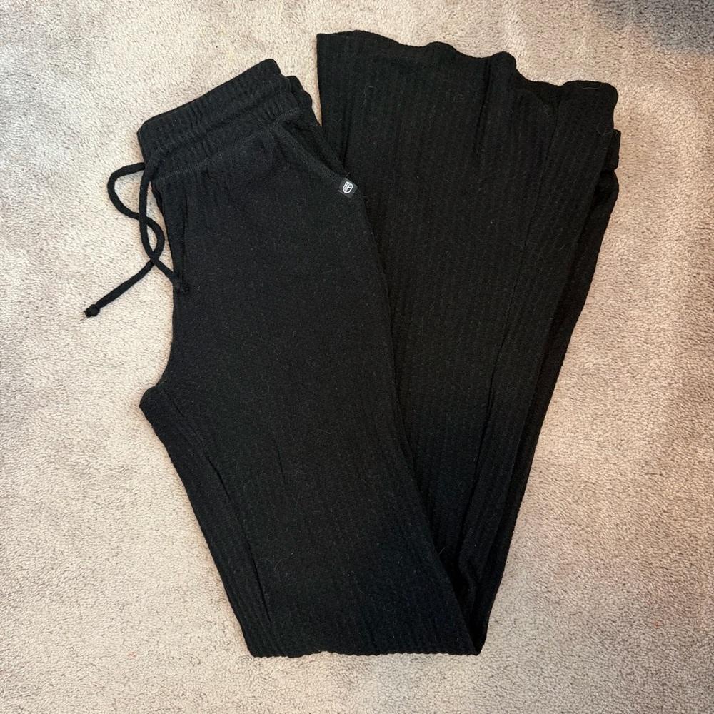 Born Primitive Black Waffle Lounge Pant - S